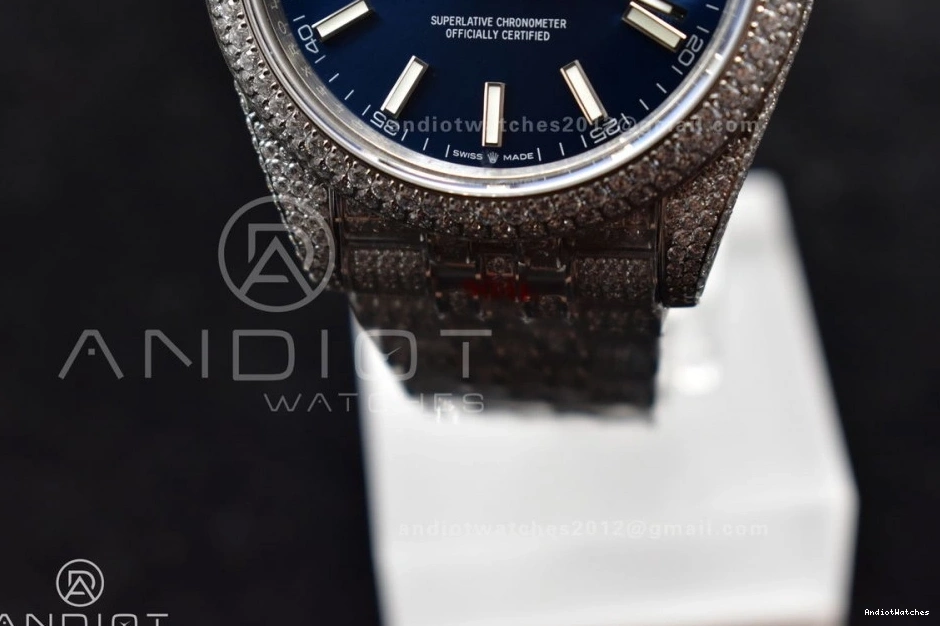 JDF Version Markers 897 41mm Best DateJust Diamond Stick Blue SportInspired 0912